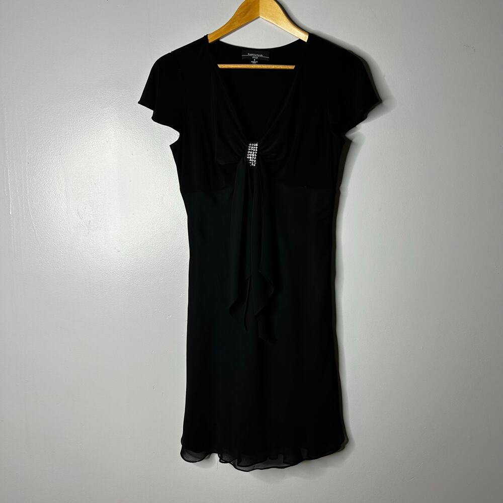 R&M Womens Y2K Babydoll Dress Size 6 Sheer Fairy Grunge Whimsigoth Milkmaid
